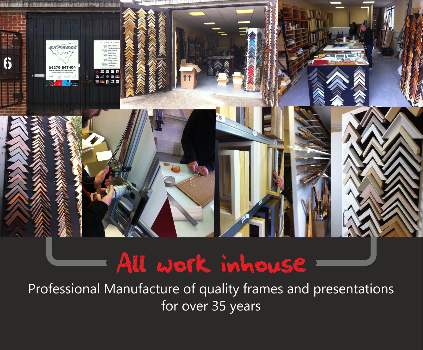 Framing services in Stortford Express Framing